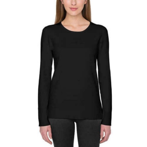 Kirkland Signature Ladies’ Crewneck Rib Knit Pullover Sweater - Picture 1 of 4